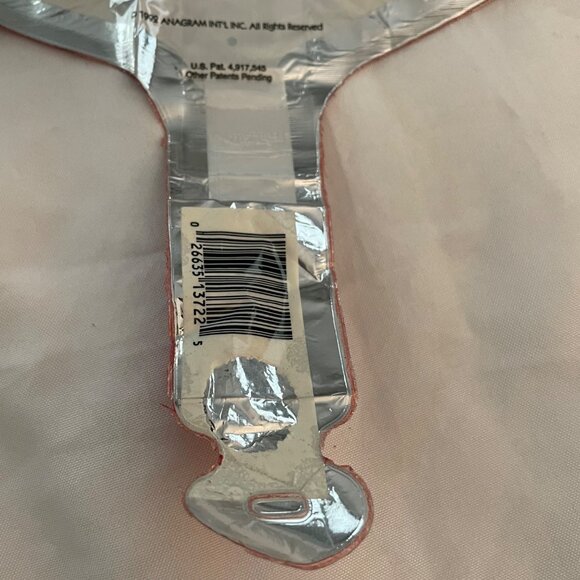 I love you vintage anagram 20.5 inches 1992 mylar balloon foil White Doves Paint - Picture 5 of 9